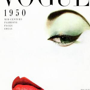 A Vintage Vogue Magazine Cover Of A Woman Photograph by Andre E. Marty -  Fine Art America