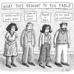 What They Brought To The Table -- A Line by Roz Chast