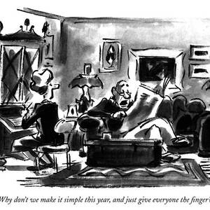 Why Don't We Make It Simple This Year by Lee Lorenz