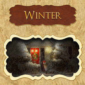 Winter button by Mike Savad