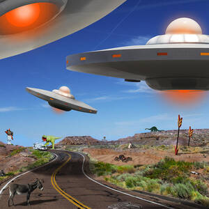 You Never Know What You will See On Route 66 2 by Mike McGlothlen