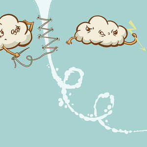 Angry Cloud by Anna Redko