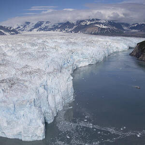 Hubbard Glacier Encroaching On Gilbert by Matthias Breiter