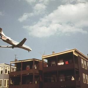 Jet Liner Coming In For Landing by Everett