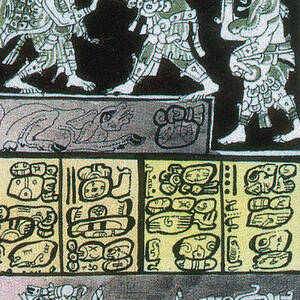 Mayan Number System, Codex Dresdensis by Photo Researchers