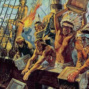 The Boston Tea Party by Luis Arcas Brauner