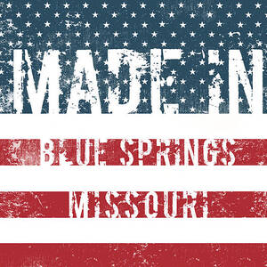 Made in Blue Springs, Missouri #1 by Tinto Designs
