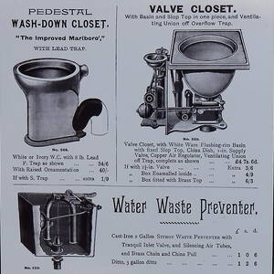 Thomas Crapper Water Closet Poster #1 by Jeff Townsend