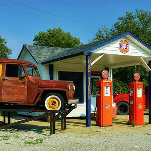 Vintage Gas Station Photograph by Mountain Dreams