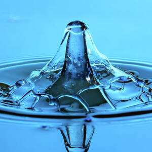 Water Drop Collisions #2 by Colin Rayner