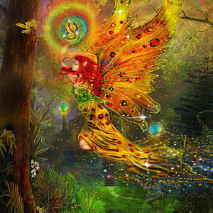 Queen Of The Fairies Painting by Steve Roberts - Fine Art America