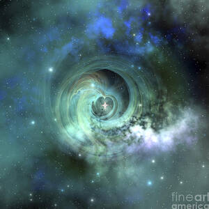 A Gorgeous Nebula In Outer Space by Corey Ford