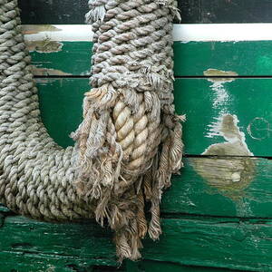 Cruise ship rope anchor. Photograph by Oscar Williams - Fine Art America