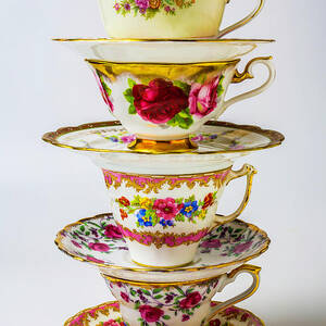 Lovely English Tea Cups Photograph by Garry Gay - Fine Art America