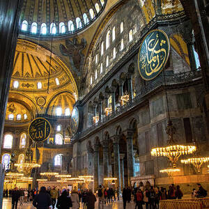 Blue Mosque Sultan Ahmed Mosque Interior Photograph By