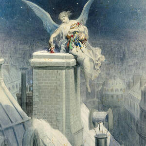 Christmas Eve by Gustave Dore