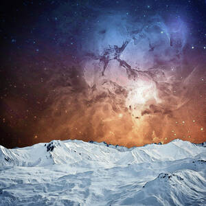 Cosmic Winter Landscape by Phil Perkins