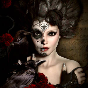Masquerade Digital Art by Shanina Conway - Fine Art America