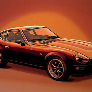 Datsun 240Z 1970 Painting by Paul Meijering