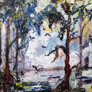 Daybreak In The Okefenokee by Ginette Callaway