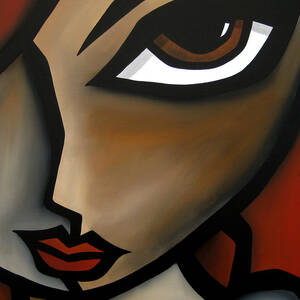 Earthy - Original abstract modern painting by fidostudio by Tom Fedro