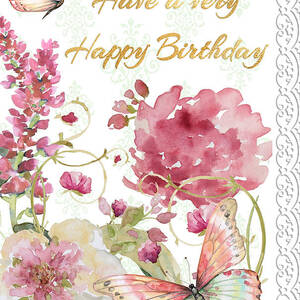 Birthday Wishes Greeting Card Painting by Jean Plout | Fine Art America