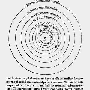 Heliocentric Universe, Copernicus, 1543 by Science Source