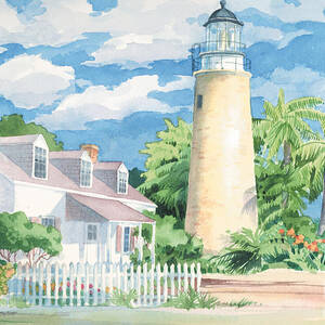 Historic Key West Lighthouse by Paul Brent