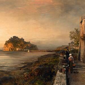 Ischia With A View Of Castello Aragonese by MotionAge Designs