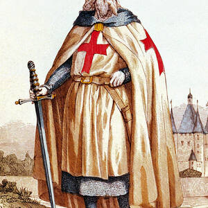 Jacques De Molay, Knights Templar Grand by Science Source