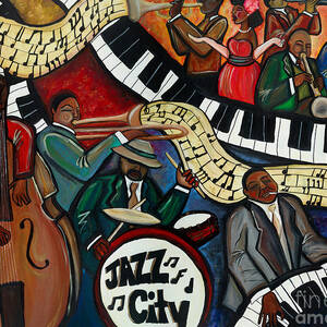 All That Jazz Painting by Tiffany Yancey | Fine Art America