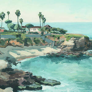La Jolla Cove San Diego California #1 by Paul Strahm