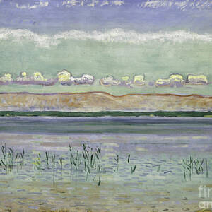 Lake Geneva Painting By John William Inchbold