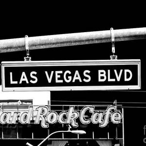 Las Vegas Blvd Sign Fusion by John Rizzuto