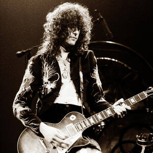 Led Zeppelin - Jimmy Page 1975 #1 by Chris Walter