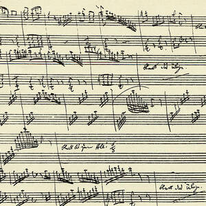 Manuscript of the Magic Flute by Wolfgang Amadeus Mozart  by Mozart