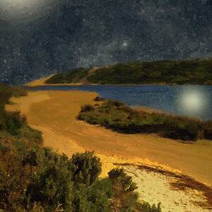 Boardwalk Bikes Painting By Rc Dewinter