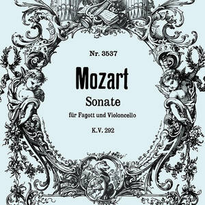 Mozart  Sonata for the bassoon and violoncello    by German School