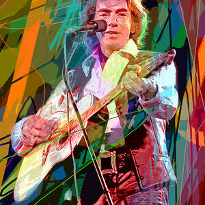 Neil Diamond Hot August Night by David Lloyd Glover
