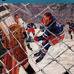 New York Rangers v Boston Bruins Vintage Program Long Sleeve T-Shirt by  John Farr - Pixels