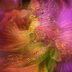 Orchid Goddess Mixed Media by Carol Cavalaris | Fine Art America
