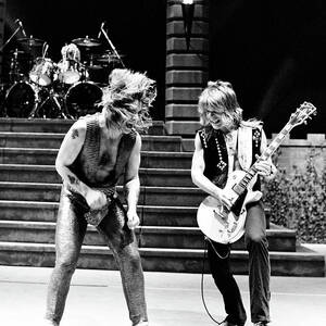 Ozzy Osbourne and Randy Rhoads 1981 by Chris Walter
