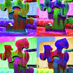 Puzzling Pop Art by Kevin Anderson
