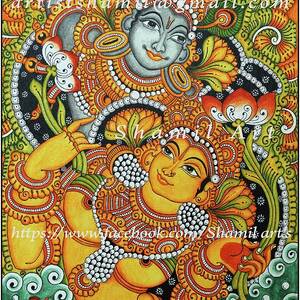 Pin by Banupriya Rajesh on kerala mural paintings  Kerala mural painting  Beautiful art paintings Modern art paintings