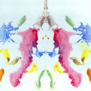 Rorschach Test Card No. 10 by Science Source