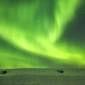 Sapmi Hut Rooftop Under The Northern Lights Karasjok Norway by Adam Rainoff