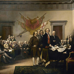 Signing The Declaration Of Independence #2 by War Is Hell Store