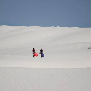 Sledding In Summer by Colleen Cornelius