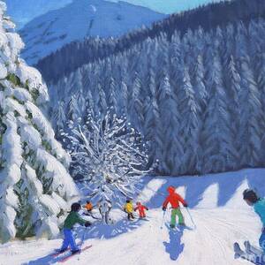 Snow Covered Trees by Andrew Macara