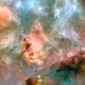 Space image - stars and nebula by Matthias Hauser